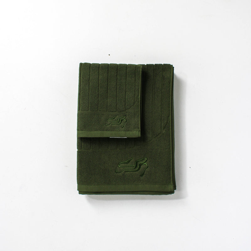 Olive Bath & Hand Towel Bundle