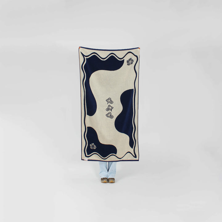 Cobalt Beach towel