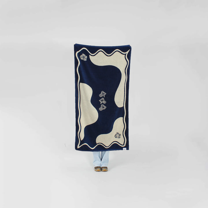 Cobalt Beach towel