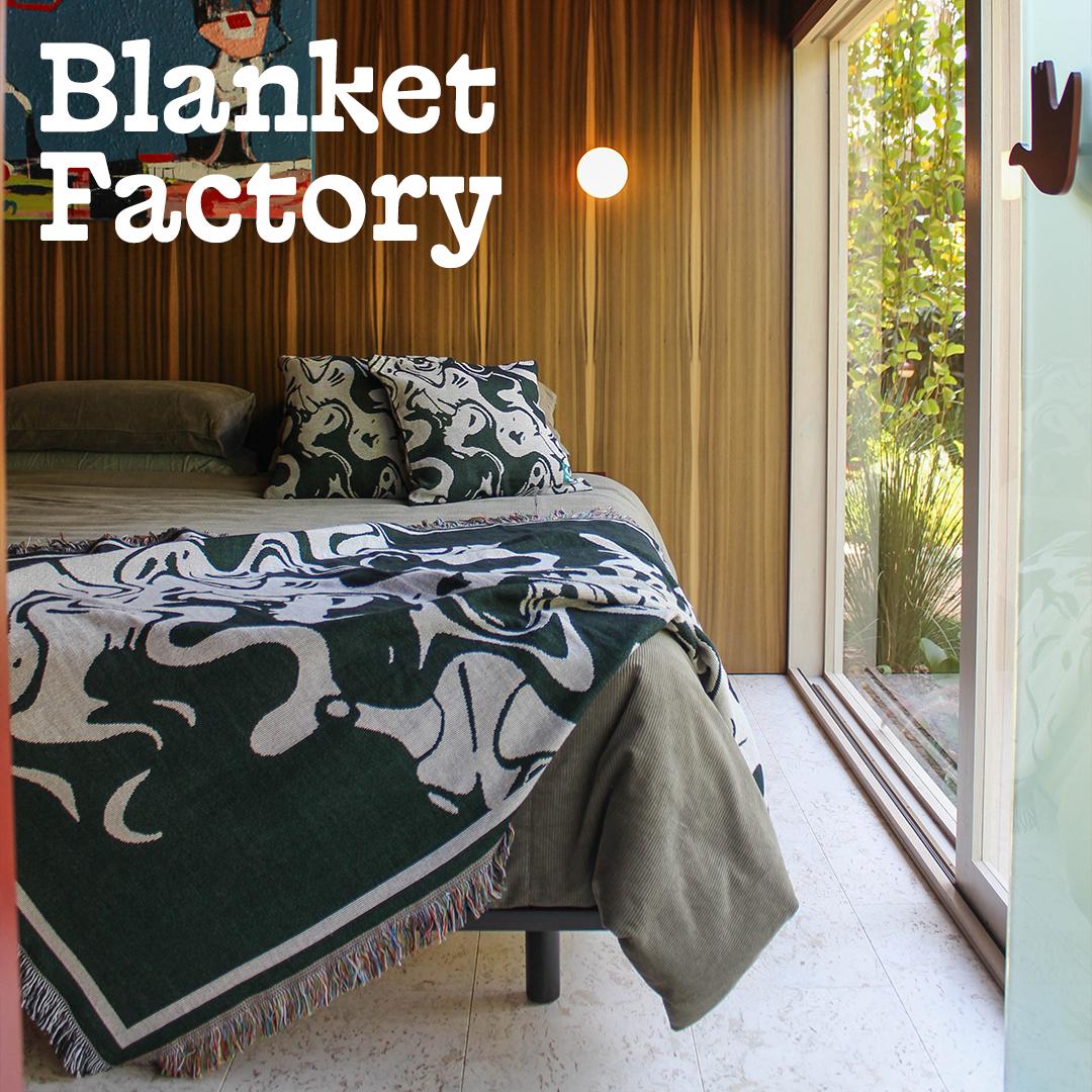 Throw blanket factory in China, woven throw production line
