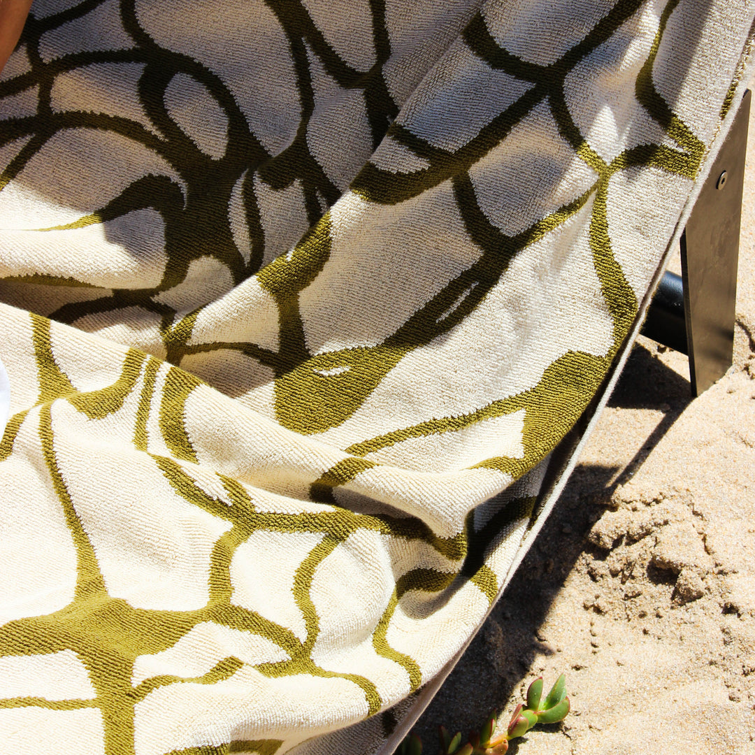 Pistachio Beach towel