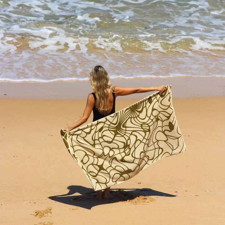 Pistachio Beach towel