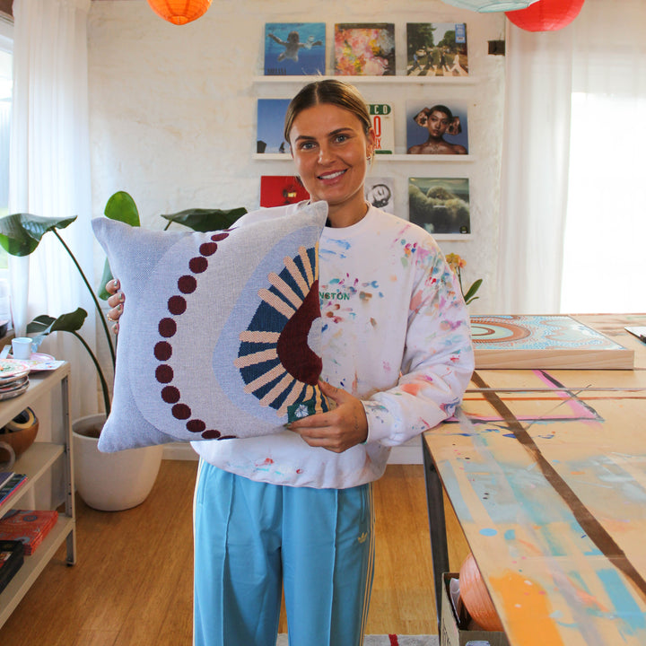 Merindah-Gunya - Taynto Woven Throw Blanket