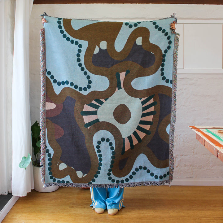 Merindah-Gunya - Taynto Woven Throw Blanket