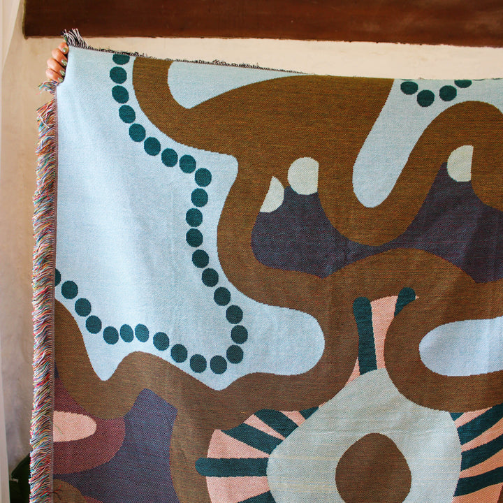 Merindah-Gunya - Taynto Woven Throw Blanket