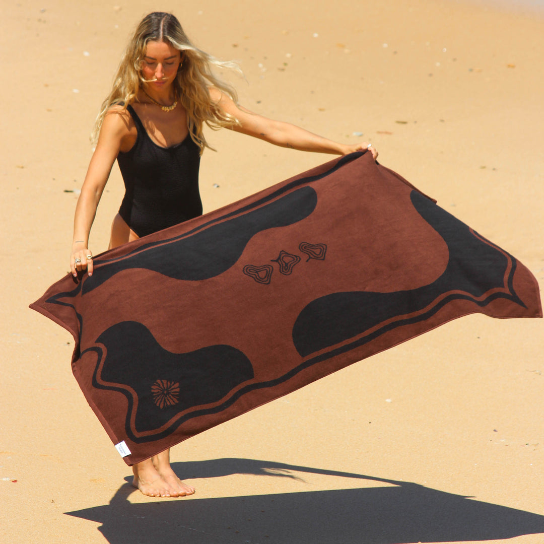 Espresso Beach towel