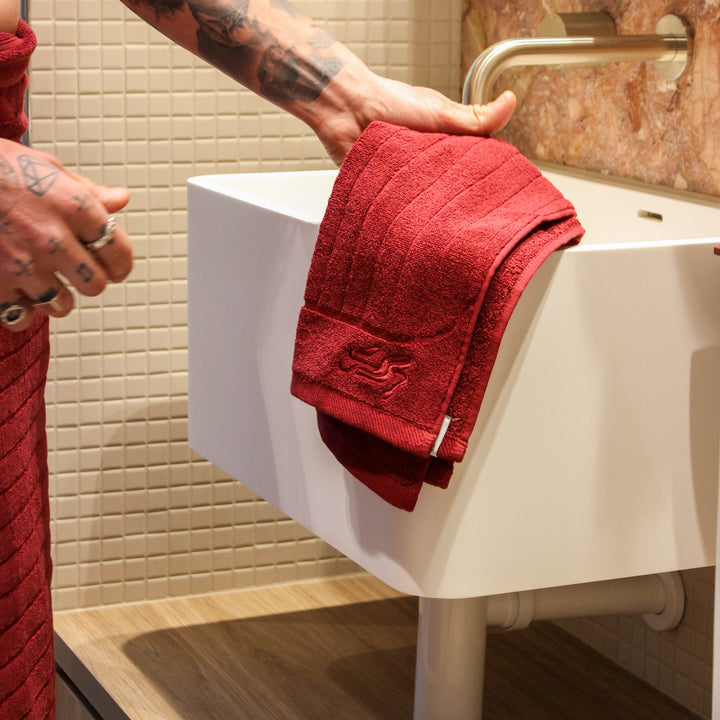 Burgundy Hand Towel