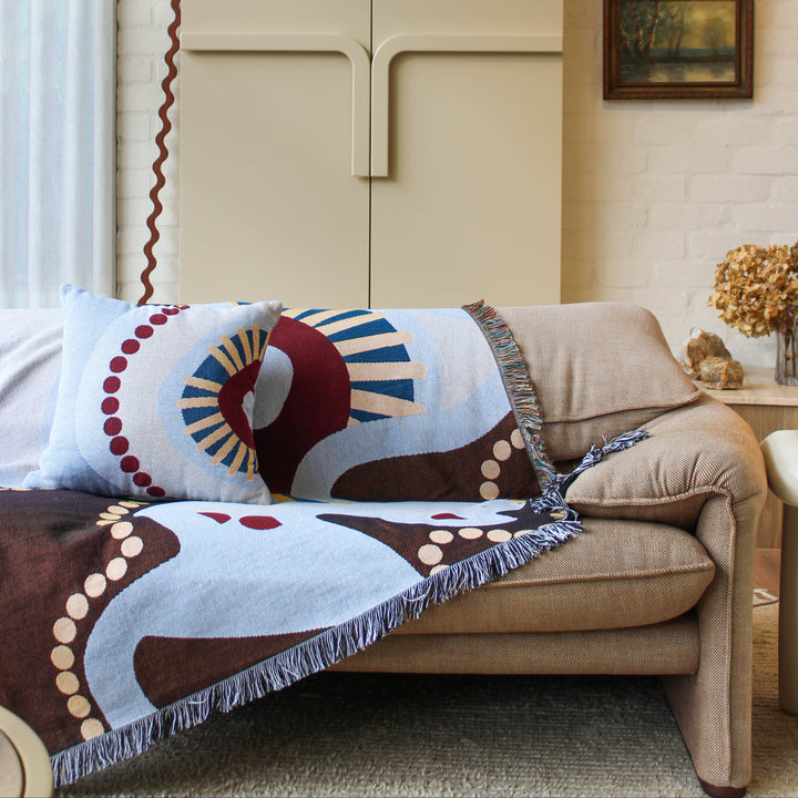 Merindah-Gunya - Taynto Woven Throw Blanket