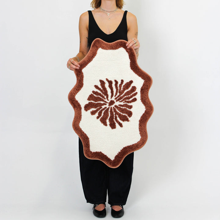 Cloud Bath Mat - Brown