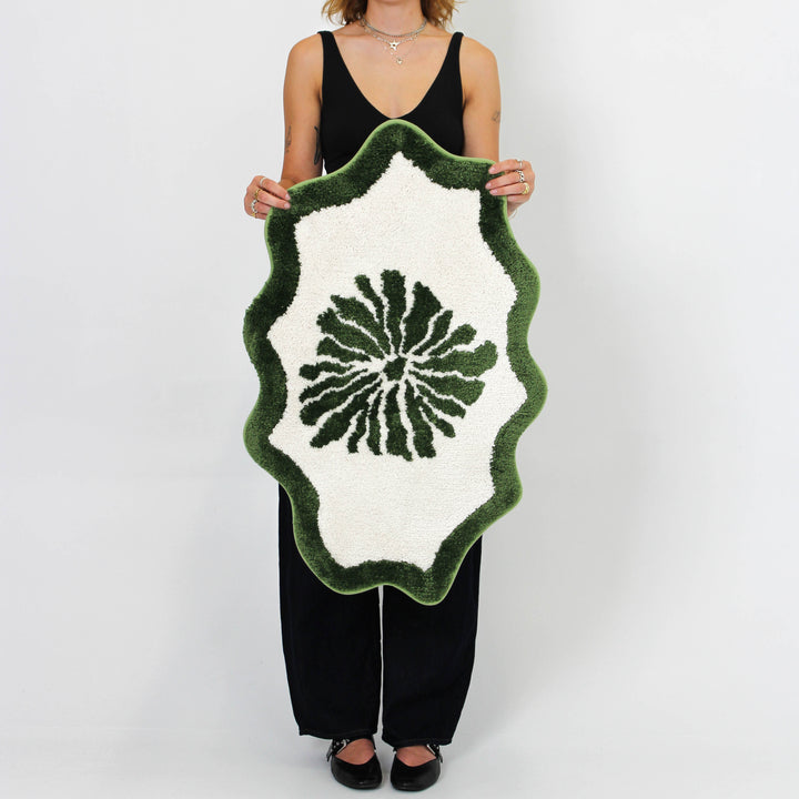 Cloud Bath Mat - Green