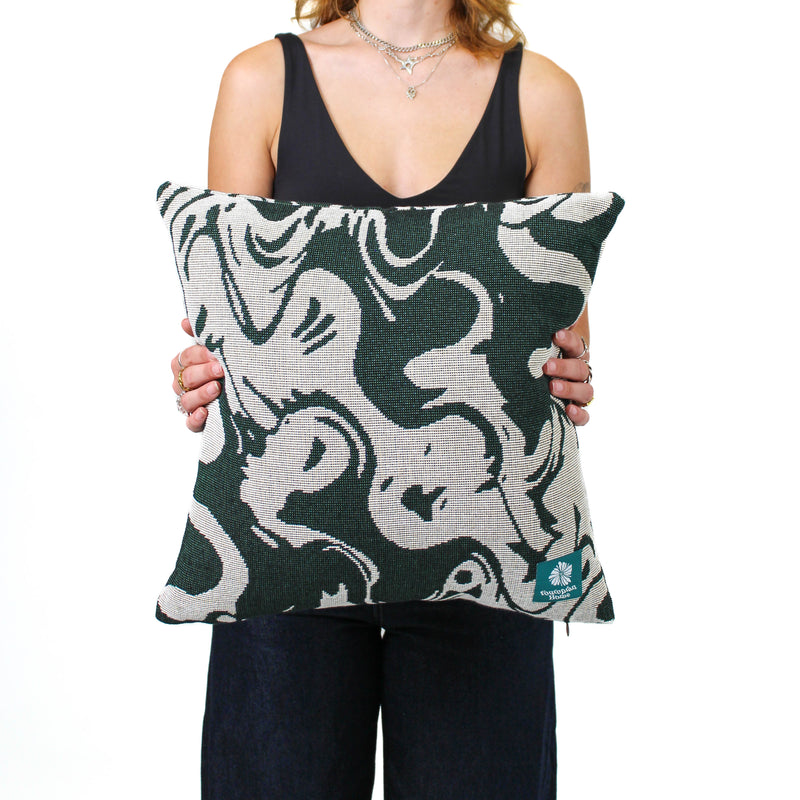 Smoke Forest Green - Cushion Cover