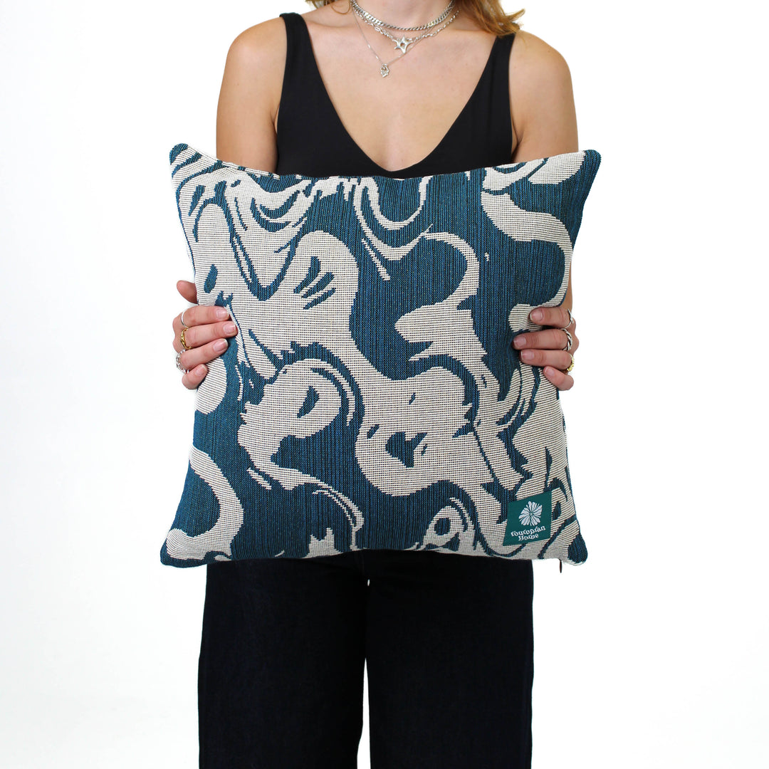 Smoke Denim - Cushion Cover