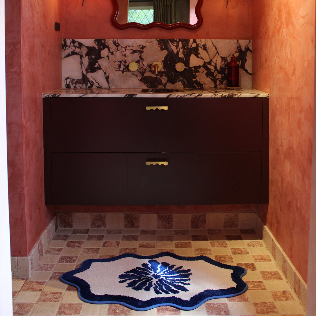 Cloud Bath Mat - Cobalt