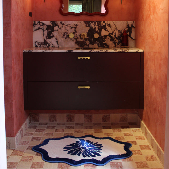 Cloud Bath Mat - Cobalt