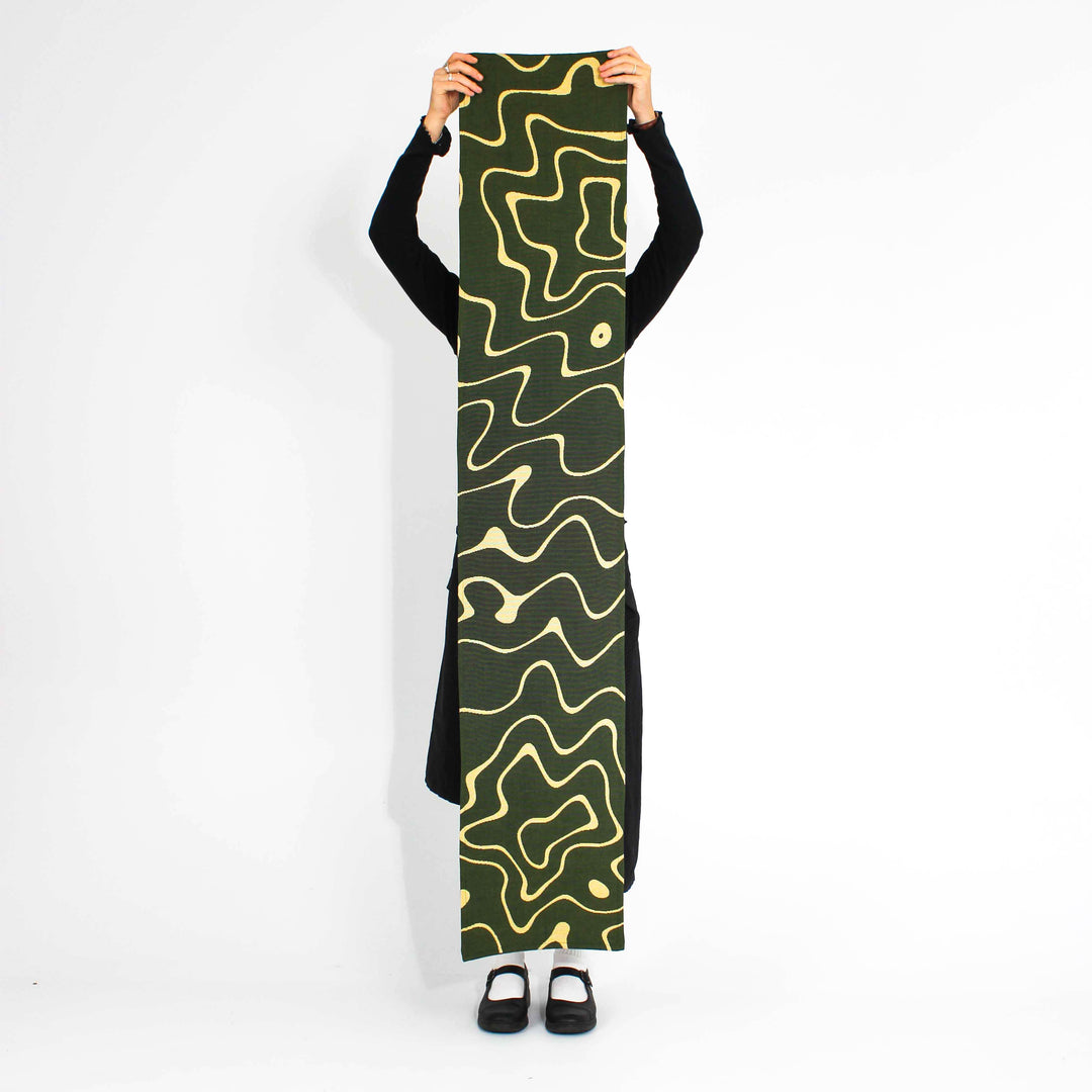 Green/Yellow Table Runner 33x180cm