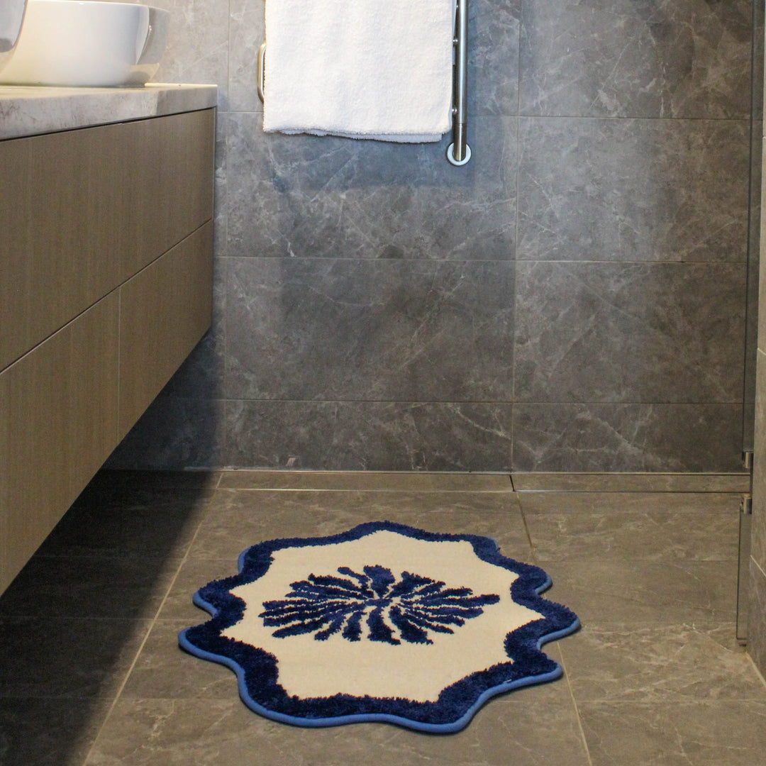 Cloud Bath Mat - Cobalt