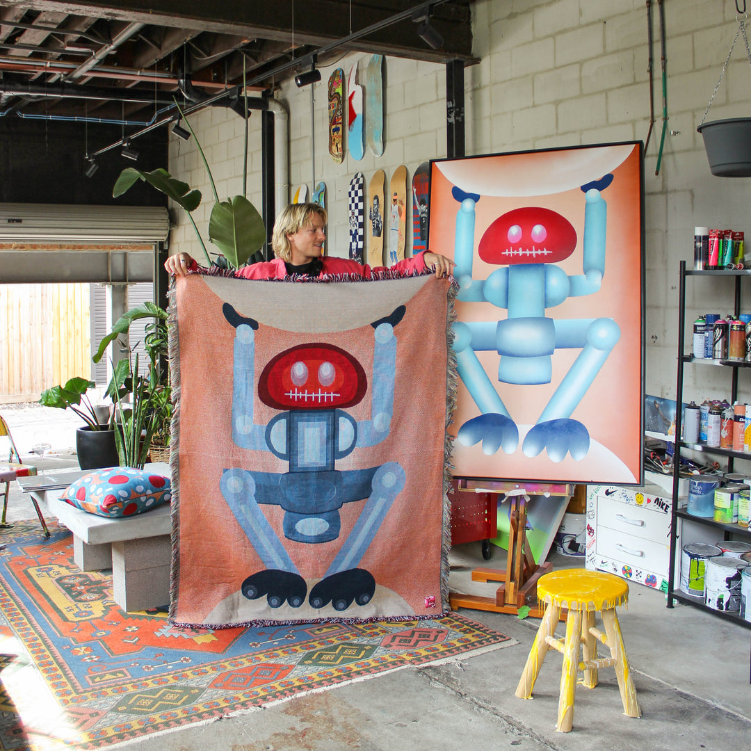 Cody Weightman - Squished Woven Throw Blanket
