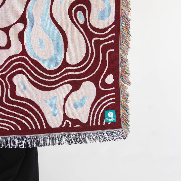 Puddles - Woven Throw Blanket