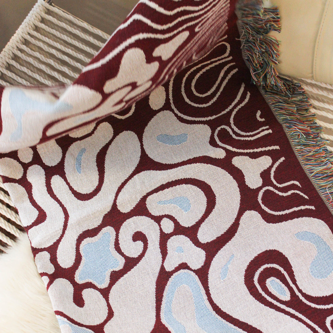 Puddles - Woven Throw Blanket