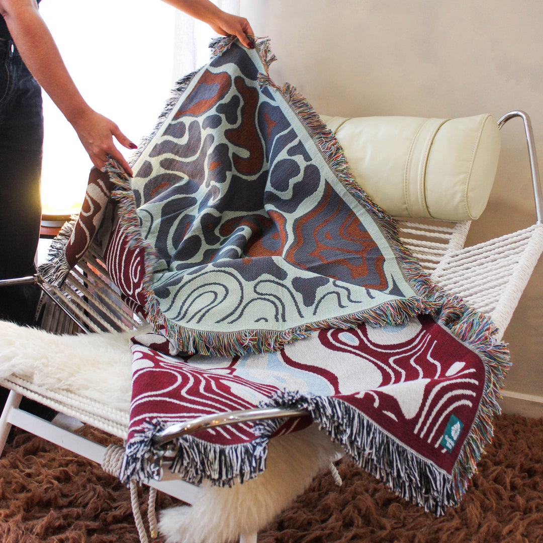Puddles - Woven Throw Blanket