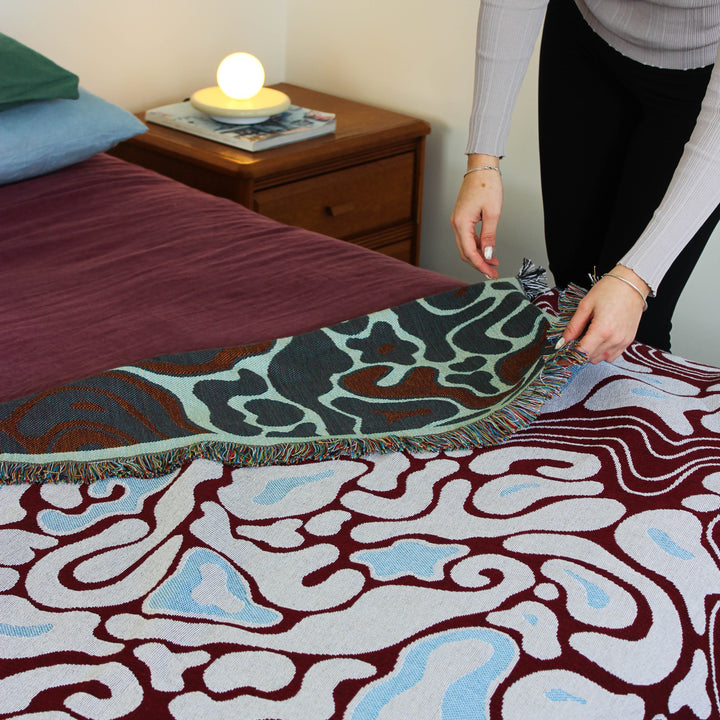 Puddles - Woven Throw Blanket