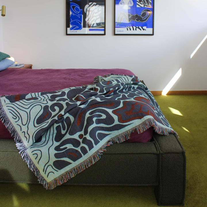 Puddles - Woven Throw Blanket