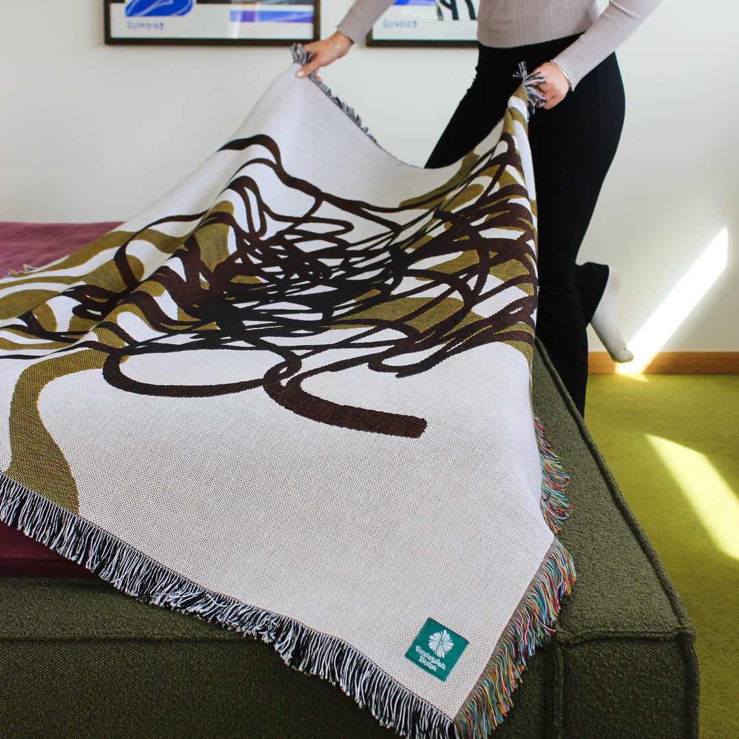 Headnoise - Woven Throw Blanket