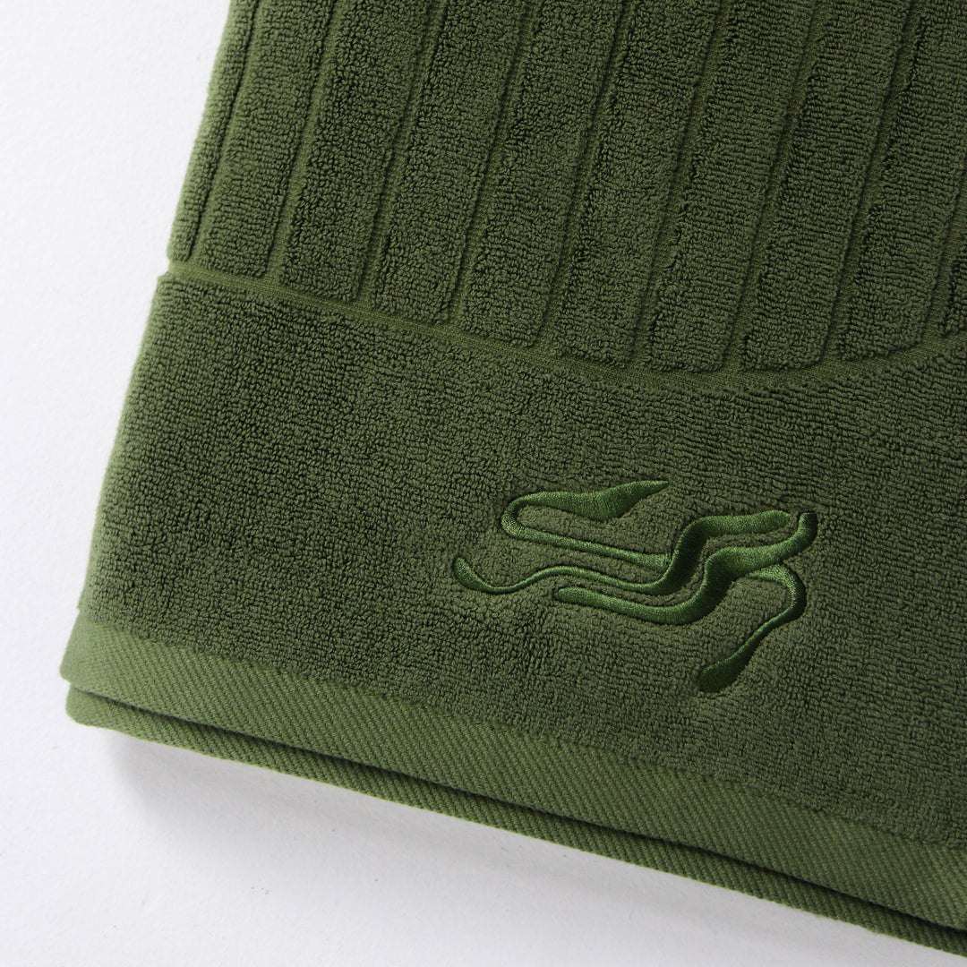 Olive Bath & Hand Towel Bundle
