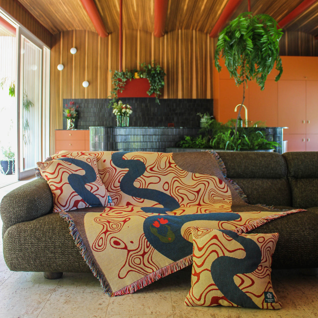 Stream - Woven Throw Blanket