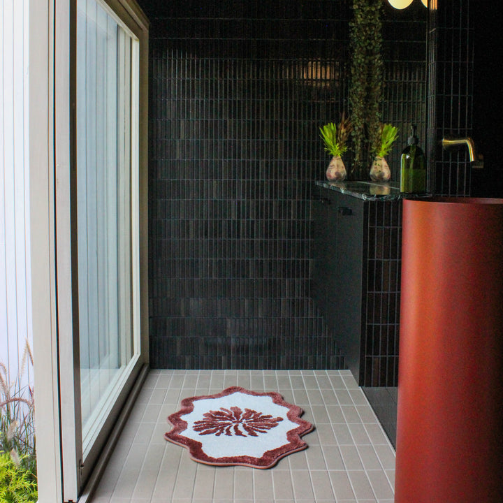 Cloud Bath Mat - Brown