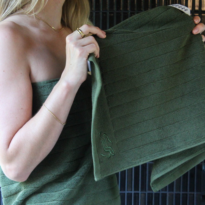 Olive Hand Towel