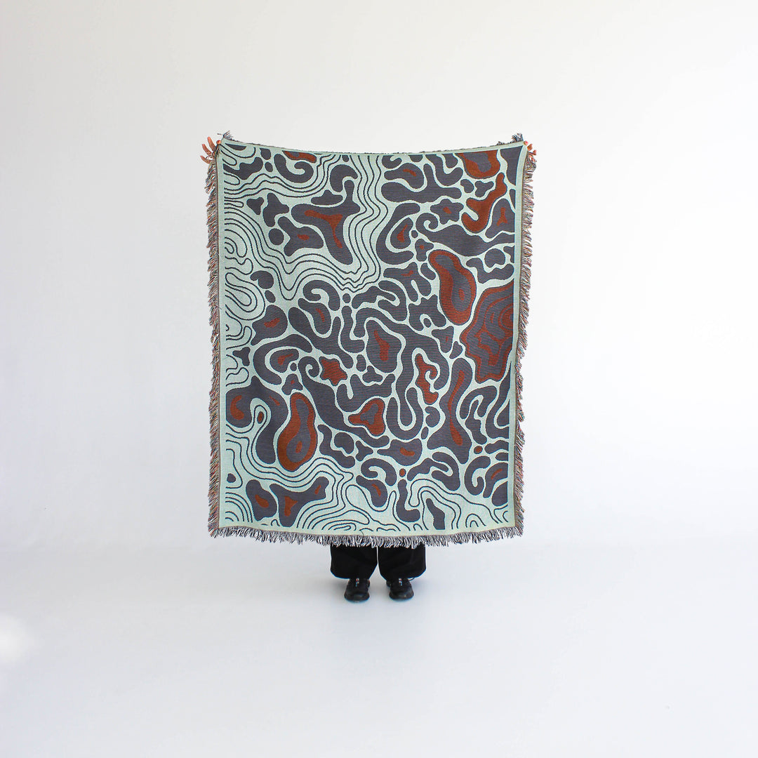 Puddles - Woven Throw Blanket