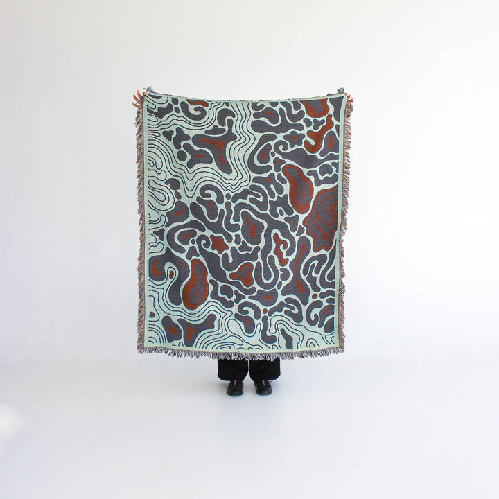Puddles - Woven Throw Blanket