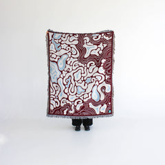 Puddles - Woven Throw Blanket