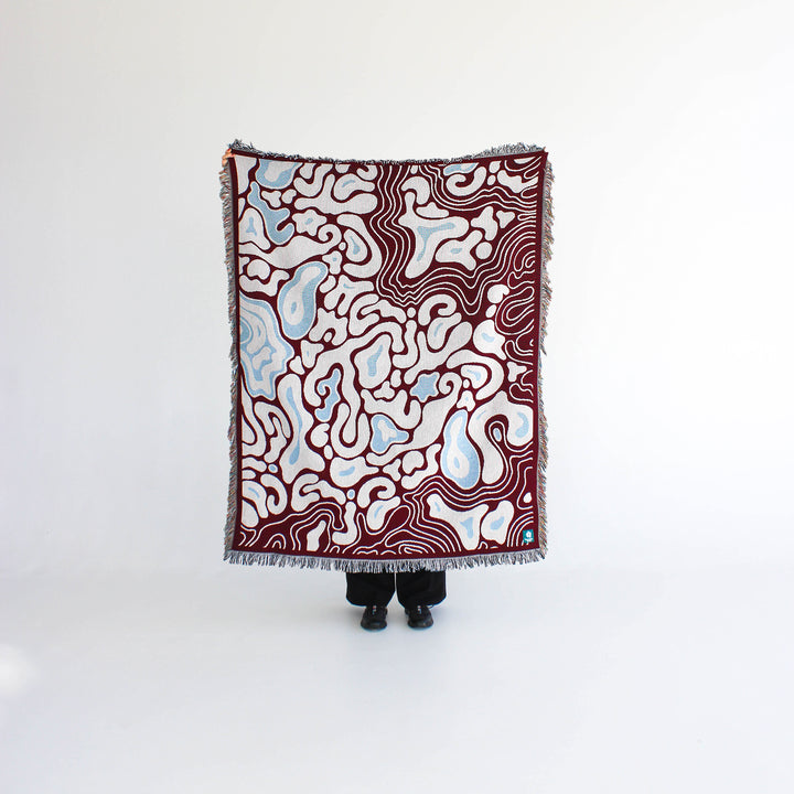 Puddles - Woven Throw Blanket