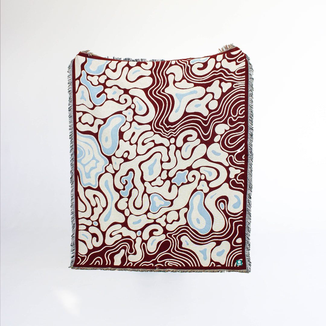 Puddles - Woven Throw Blanket