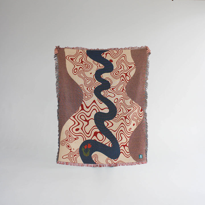Stream - Woven Throw Blanket