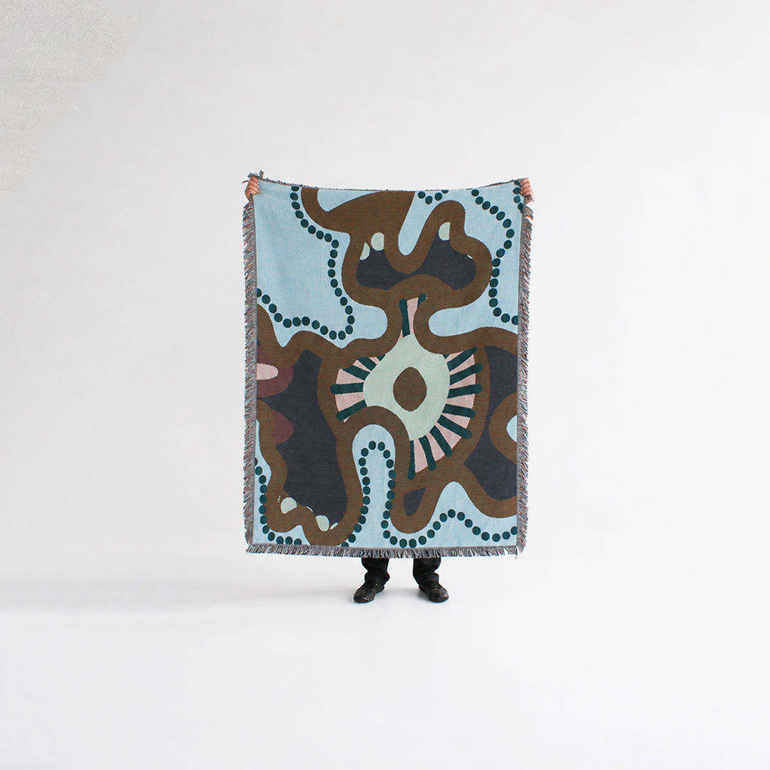 Merindah-Gunya - Taynto Woven Throw Blanket