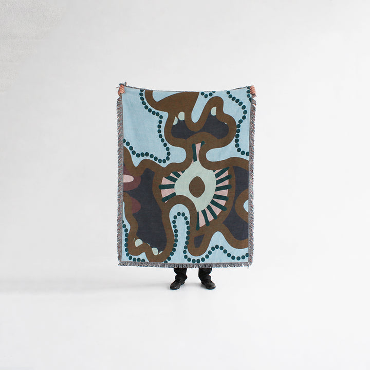 Merindah-Gunya - Taynto Woven Throw Blanket
