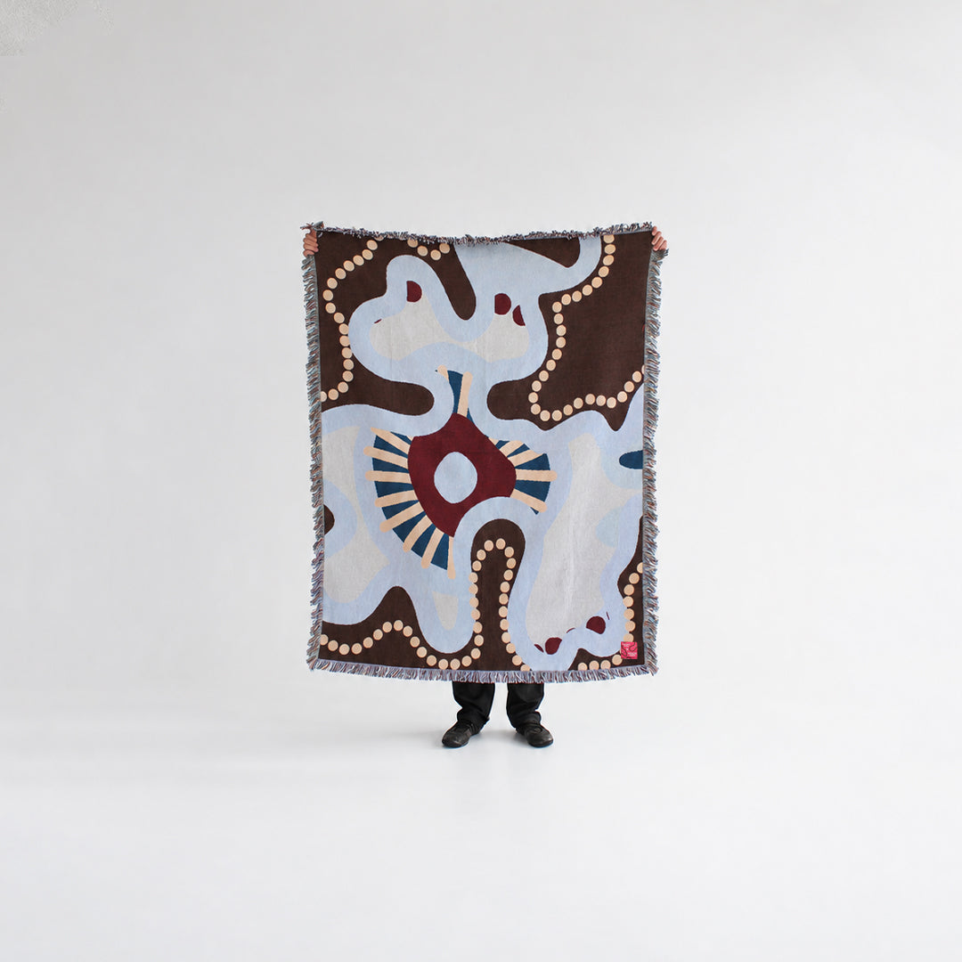 Merindah-Gunya - Taynto Woven Throw Blanket