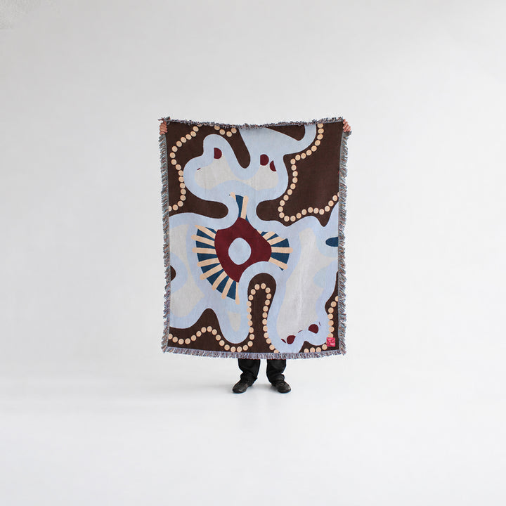 Merindah-Gunya - Taynto Woven Throw Blanket